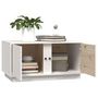 Voir la diapositive 5 : VIDAXL Table basse Blanc 80x50x40 cm Bois massif de pin