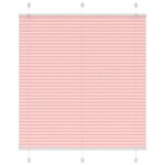 VIDAXL Store plisse rose 120x150 cm largeur du tissu 119,4cm polyester