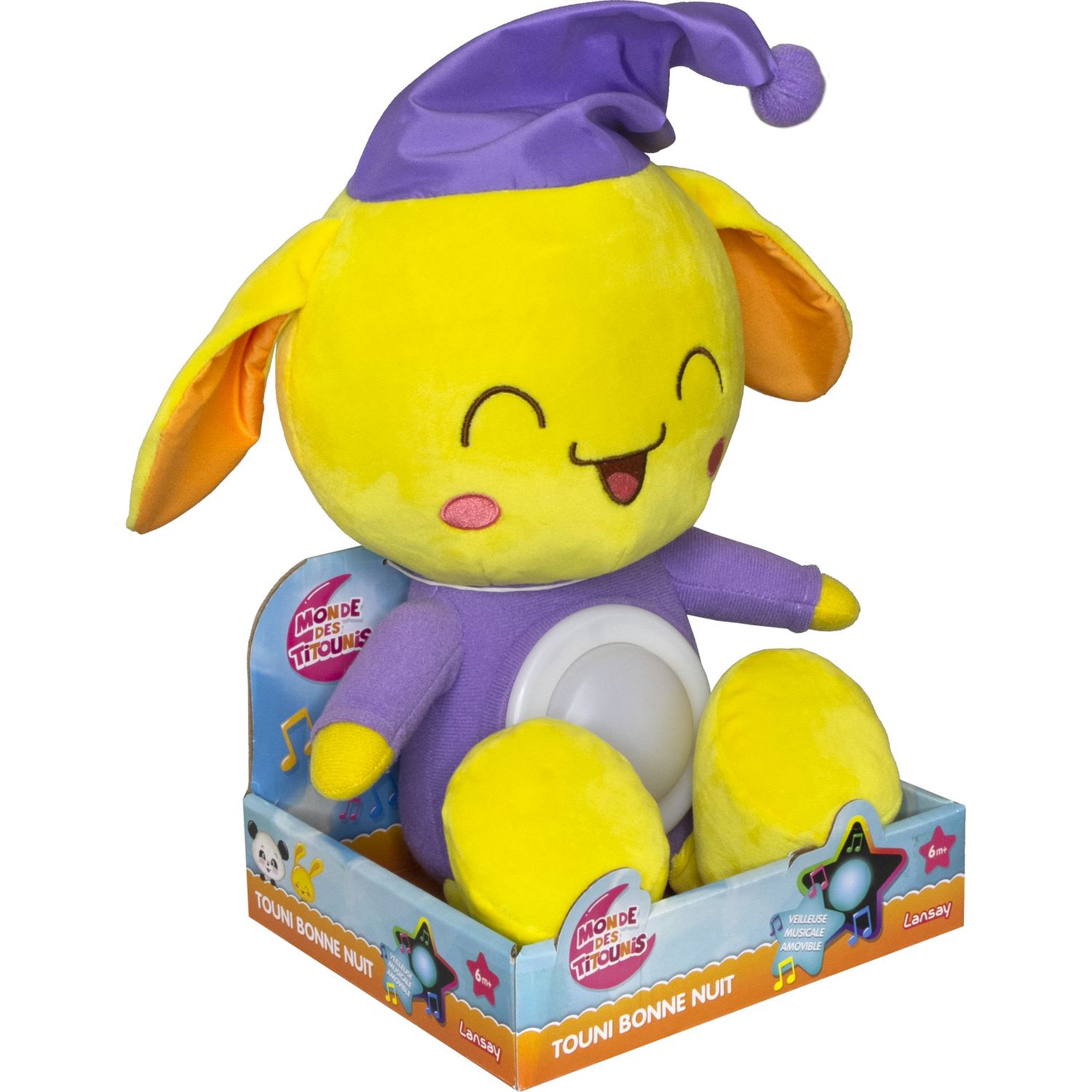 LANSAY Peluche Titounis - Touni bonne nuit