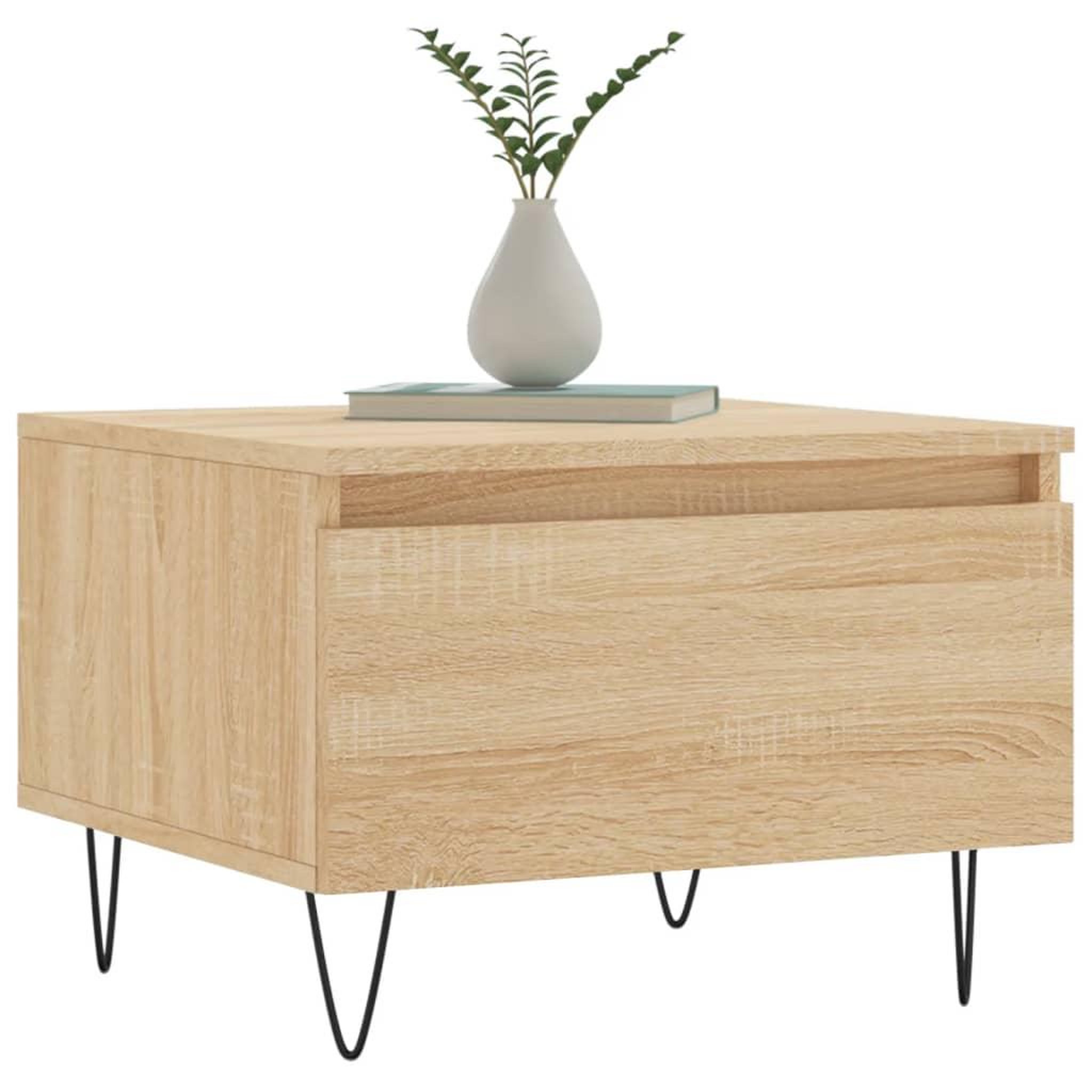 Voir la diapositive 3 : VIDAXL Tables basses 2 pcs chene sonoma 50x46x35 cm bois d'ingenierie