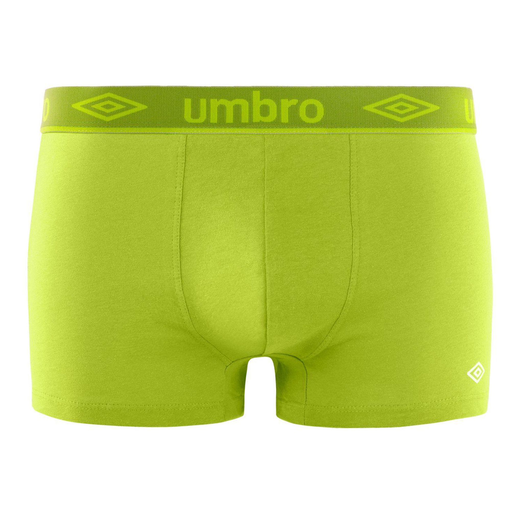 Voir la diapositive 3 : UMBRO Lot de 4 boxers homme en coton Colors
