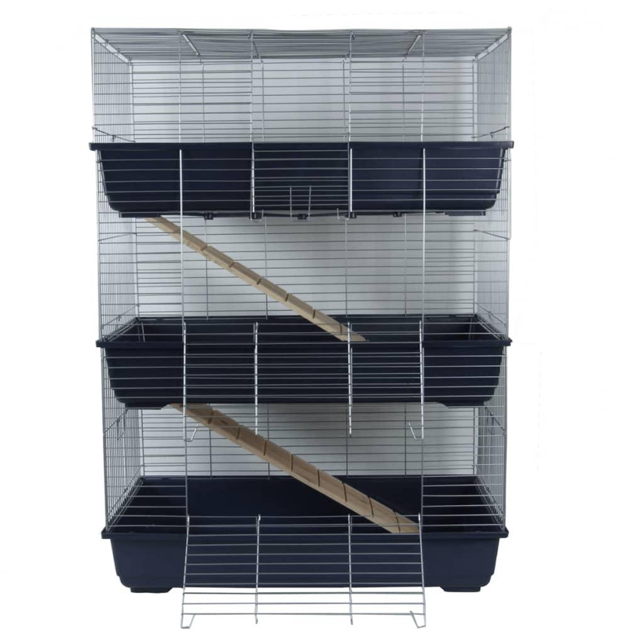 Voir la diapositive 2 : @Pet @Pet Clapier a 3 niveaux Bleu 80 x 44 x 120 cm 25034