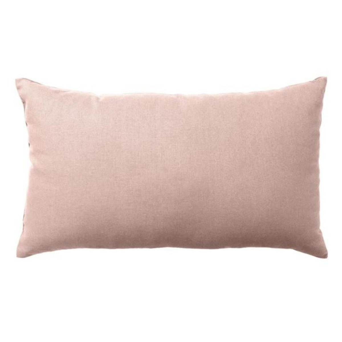 Paris Prix Coussin Déco Uni  Panama  30x50cm Vieux Rose