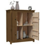 Voir la diapositive 4 : VIDAXL Buffet Marron miel 83x41,5x100 cm Bois massif de pin