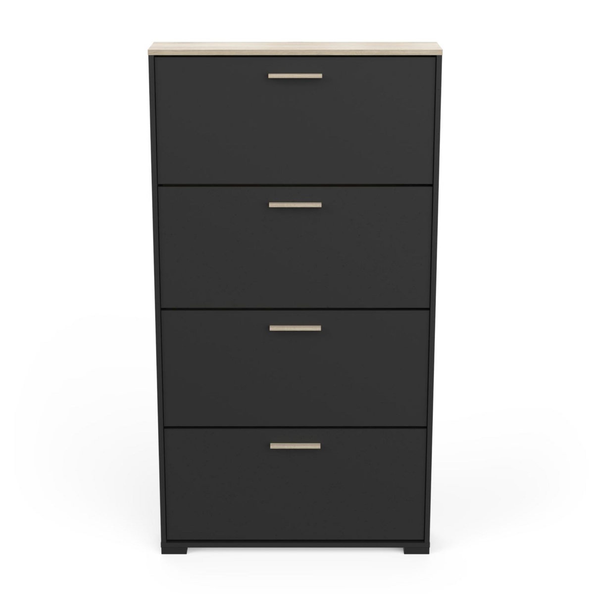 Meuble à chaussures 4 portes L80 cm LIZZIE