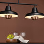 Voir la diapositive 5 : Paris Prix Suspension Design 3 Lampes  Stoten  112cm Noir