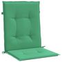 Voir la diapositive 5 : VIDAXL Coussins de chaise de jardin a dossier bas lot de 4 vert
