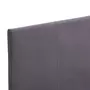 VIDAXL Cadre de lit Gris Tissu 90 x 200 cm
