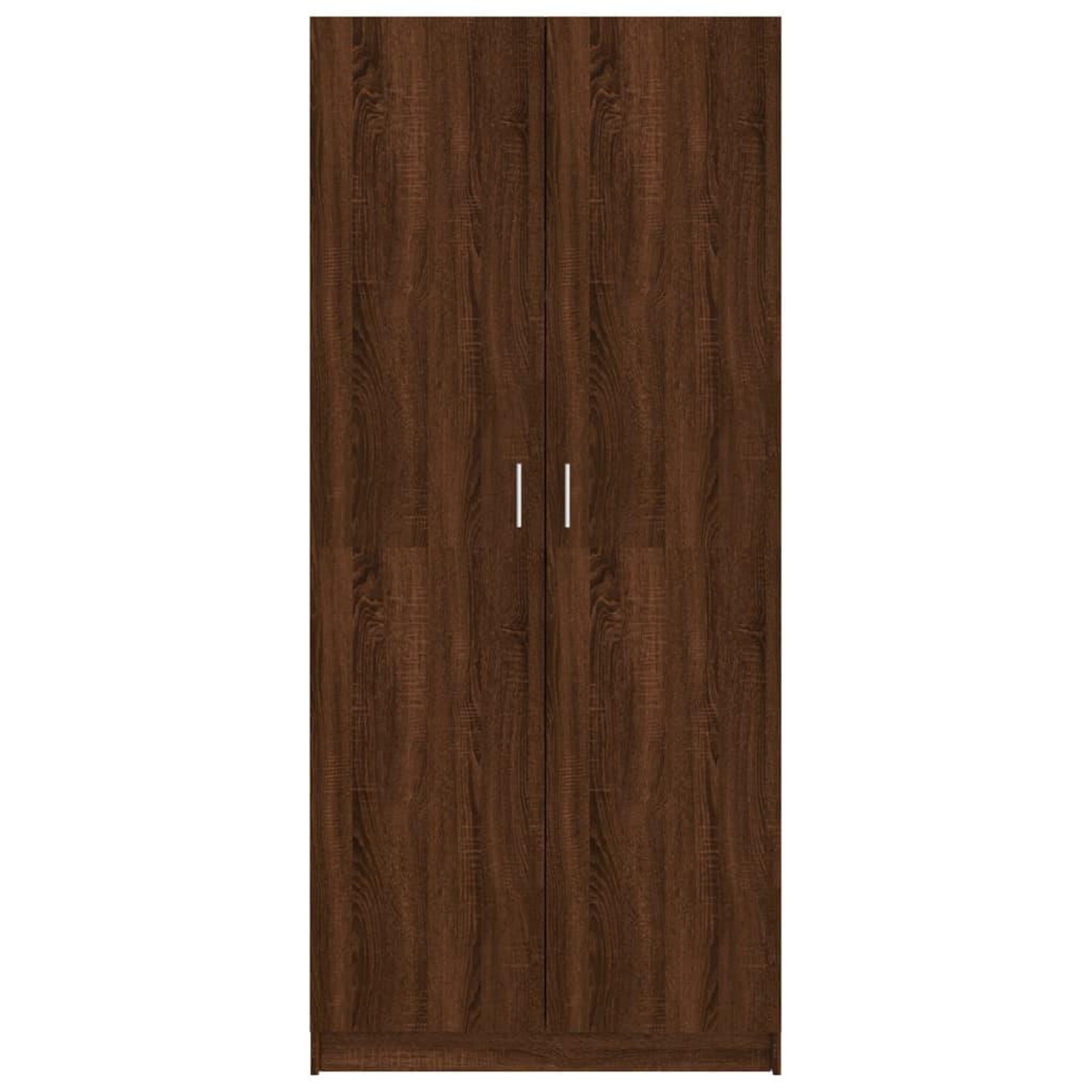 Voir la diapositive 3 : VIDAXL Garde-robe Chene marron 80x52x180 cm Bois d'ingenierie