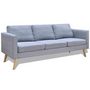Voir la diapositive 5 : VIDAXL Ensemble de canapes a 2 places et a 3 places Tissu Gris clair