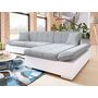 Voir la diapositive 1 : BEST MOBILIER Livio - canapé d'angle - convertible avec coffre - 4 places - style contemporain - droit