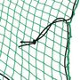 Voir la diapositive 3 : VIDAXL Filet pour remorque avec corde elastique vert 4x3 m PP