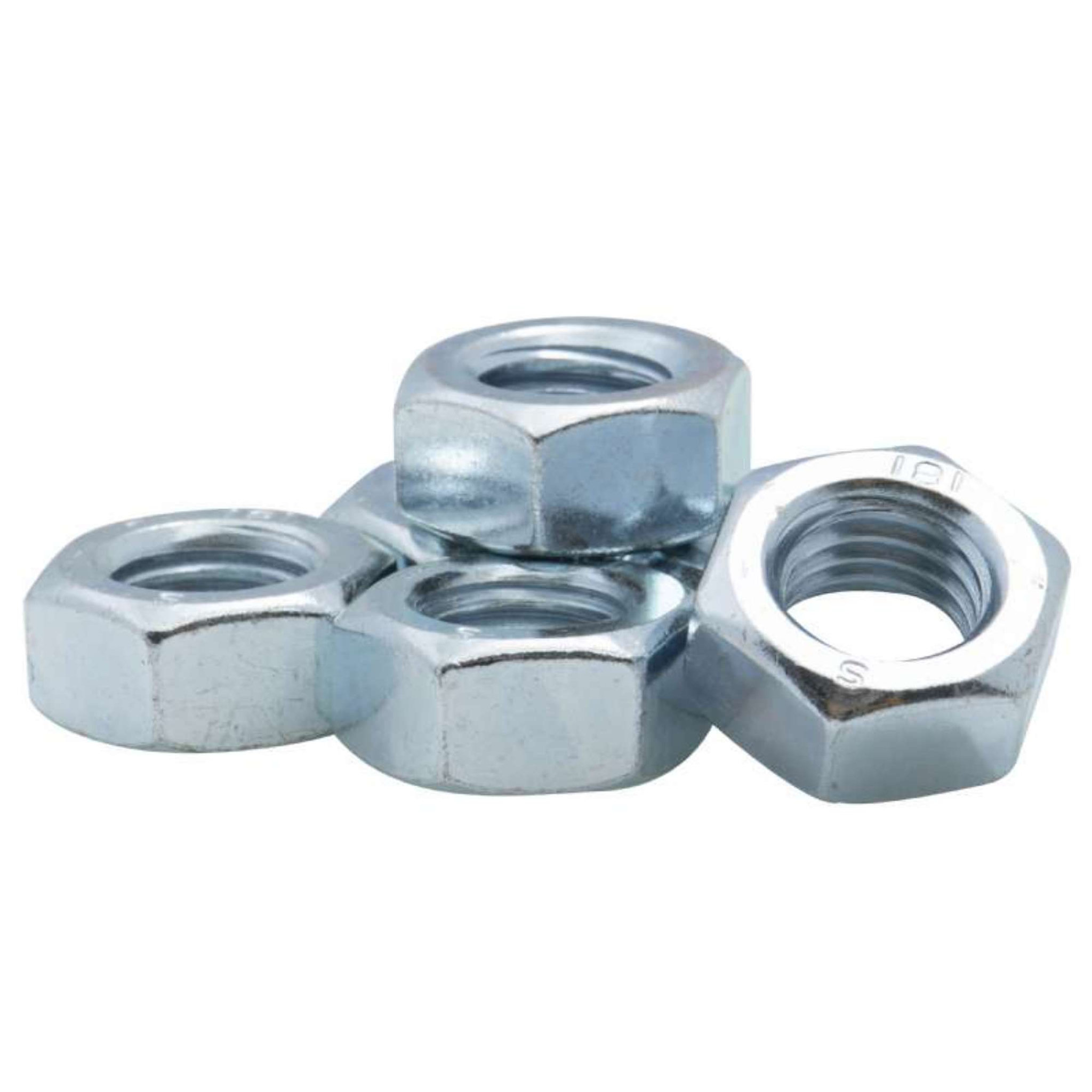 Voir la diapositive 1 :  Écrou hexagonal zingué 6 pans Vissal  Classe 8  Ø 14mm  lot de 6 écrous