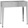 Voir la diapositive 2 : VIDAXL Jardiniere 100,5x40,5x90 cm Acier galvanise