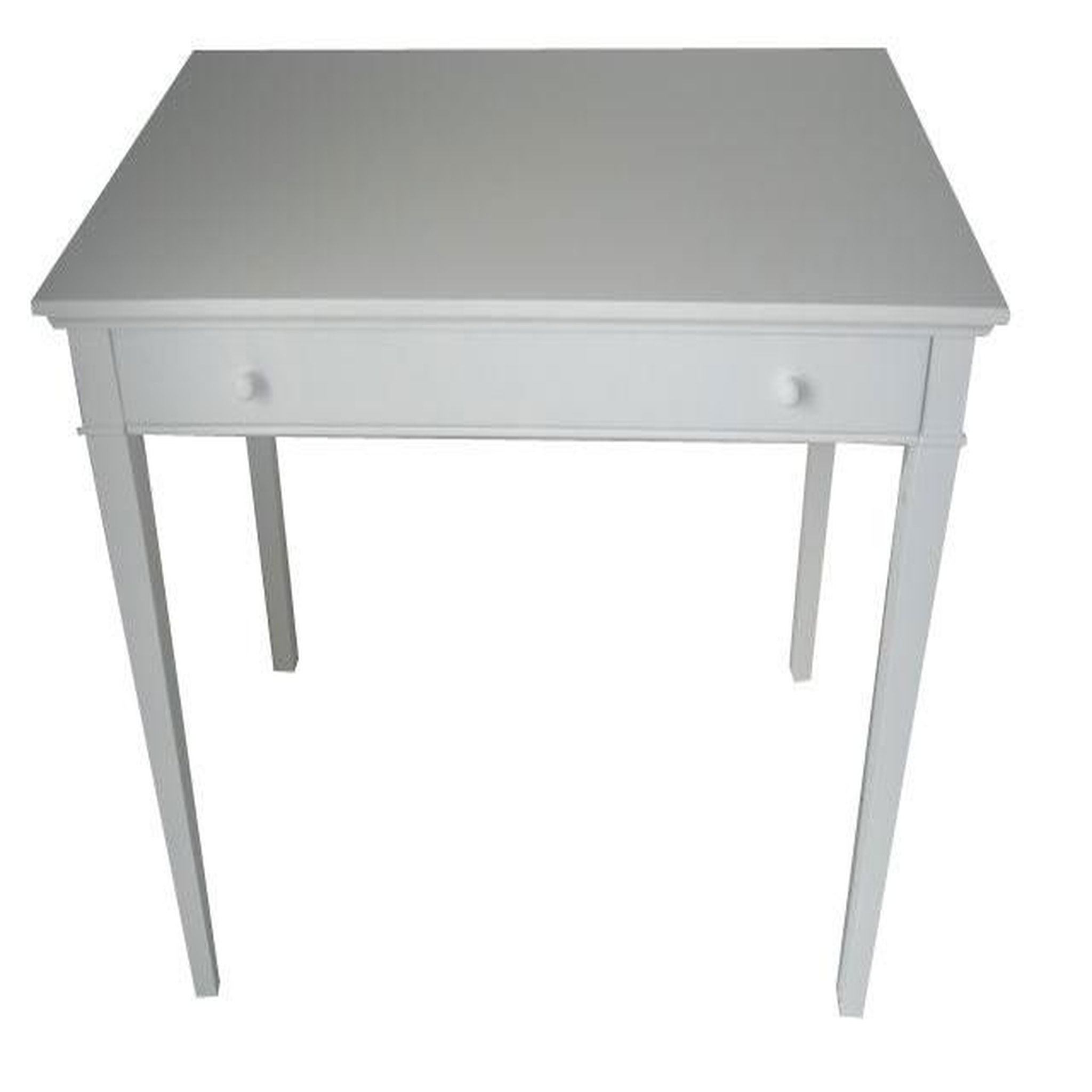 Habitat et Jardin Console - table guéridon - coloris blanc - 1 tiroir