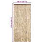 Voir la diapositive 6 : VIDAXL Moustiquaire Beige 90x220 cm Chenille