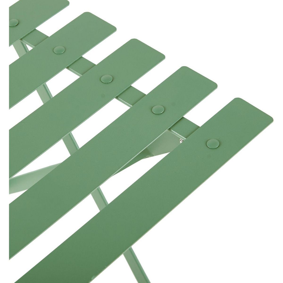 GARDENSTAR Chaise de jardin pliante - Acier - Vert sauge