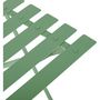 Voir la diapositive 3 : GARDENSTAR Chaise de jardin pliante - Acier - Vert sauge