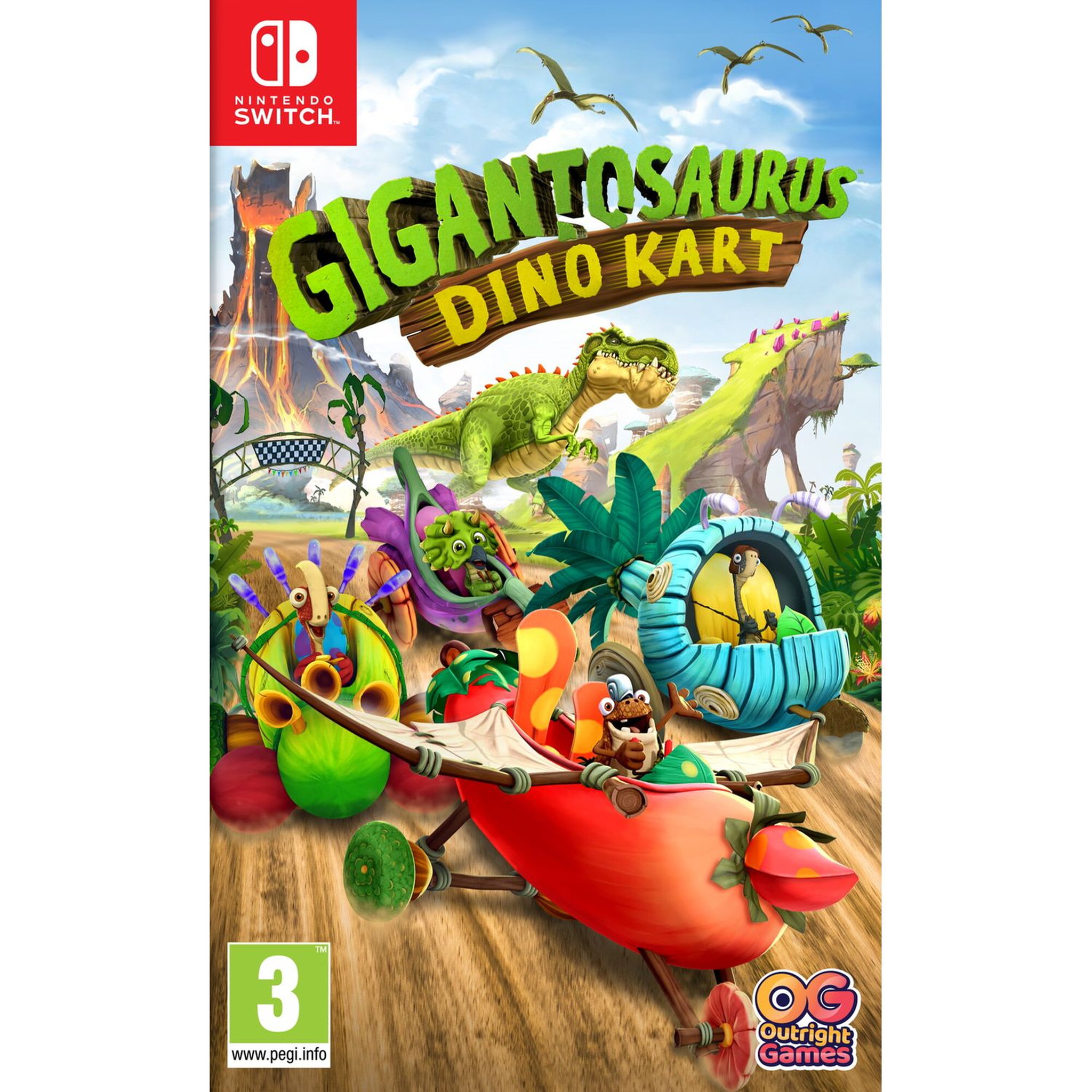 Voir la diapositive 1 : Gigantosaurus: Dino Kart Nintendo Switch