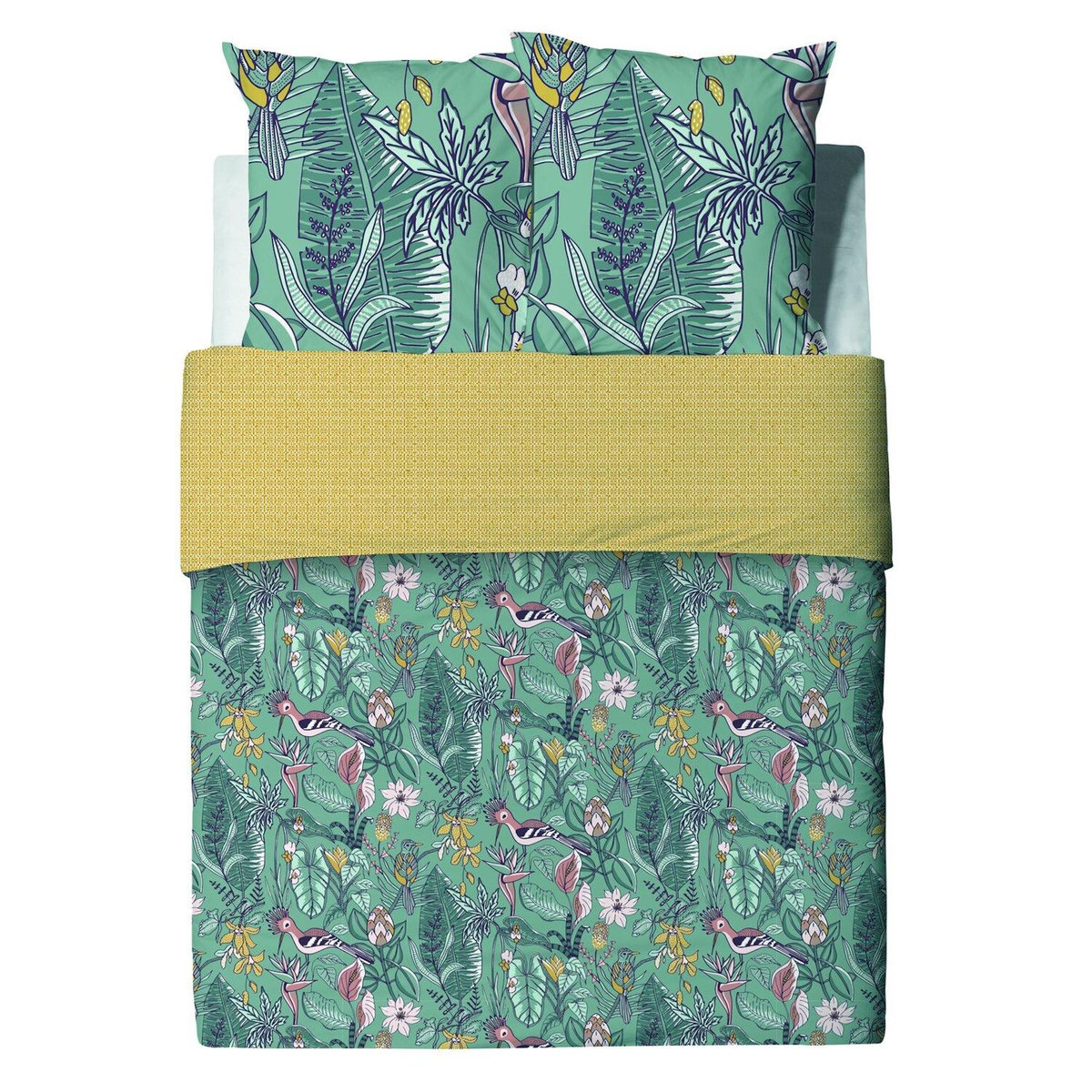 Les Ateliers du Linge Parure housse de couette 100% coton 57fils, hupia