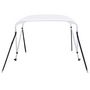 Voir la diapositive 3 : VIDAXL Auvent bimini a 2 arceaux Blanc 150x120x110 cm