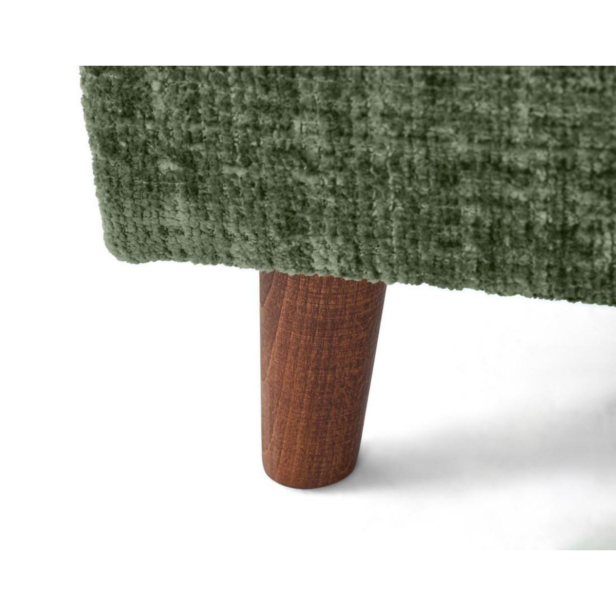 LISA DESIGN Rune - canapé panoramique d'angle gauche 7 places en velours texturé