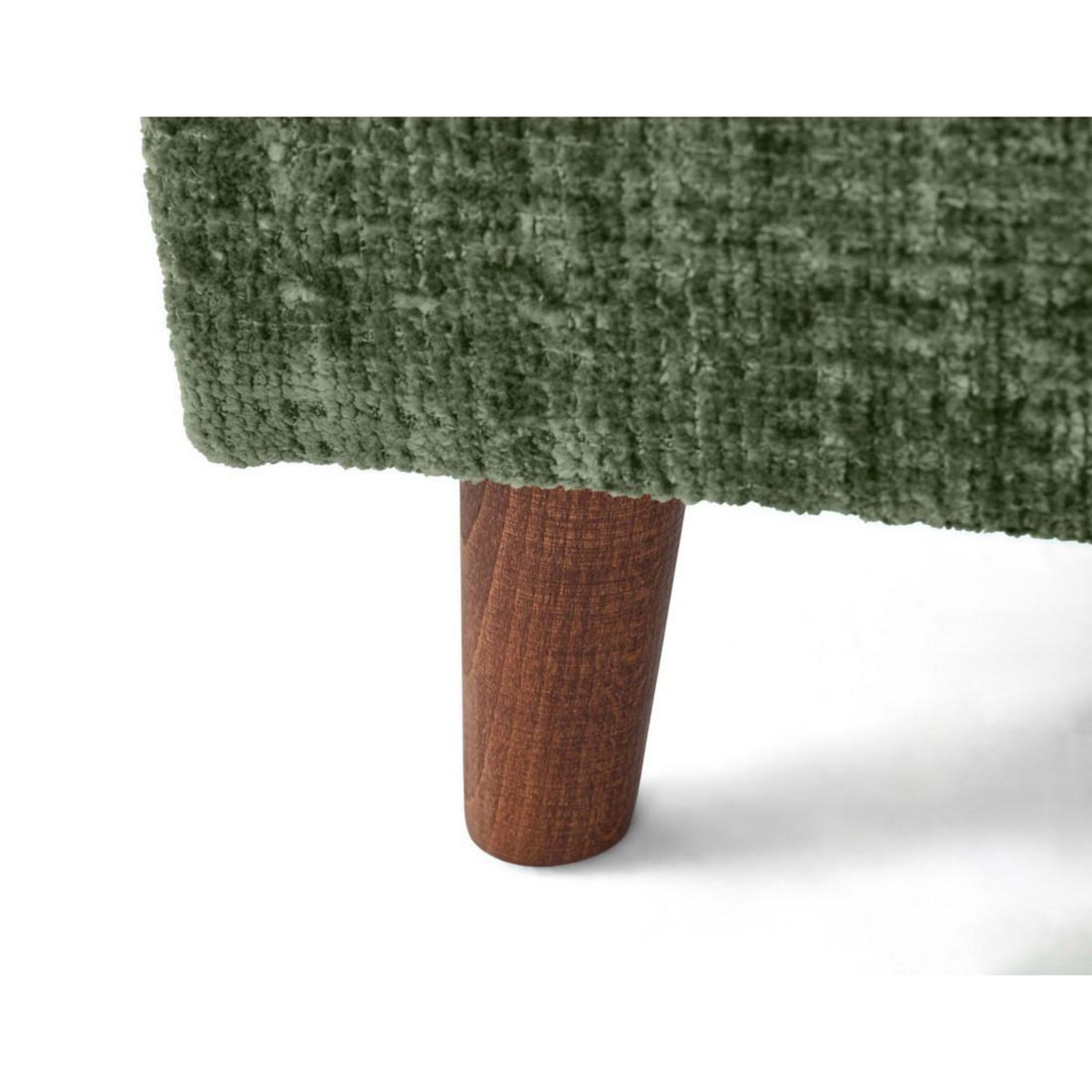 LISA DESIGN Rune - canapé panoramique d'angle gauche 7 places en velours texturé