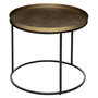 Voir la diapositive 4 : ATMOSPHERA Lot de 2 Tables à Café Design  Basile  56cm Or