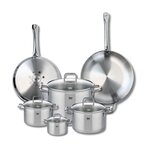 ELO Ensemble de 2 Poêles de cuisson 28 et 32 cm et 4 faitouts 12, 16, 20 et 26 cm Elo Profi Citrin