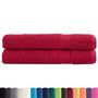 Voir la diapositive 2 : VIDAXL Serviettes de sauna de qualité supérieure SOLUND 2 pcs rouge