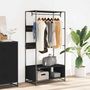 Voir la diapositive 3 : VIDAXL Armoire noir 90x50x180 cm bois d'ingénierie