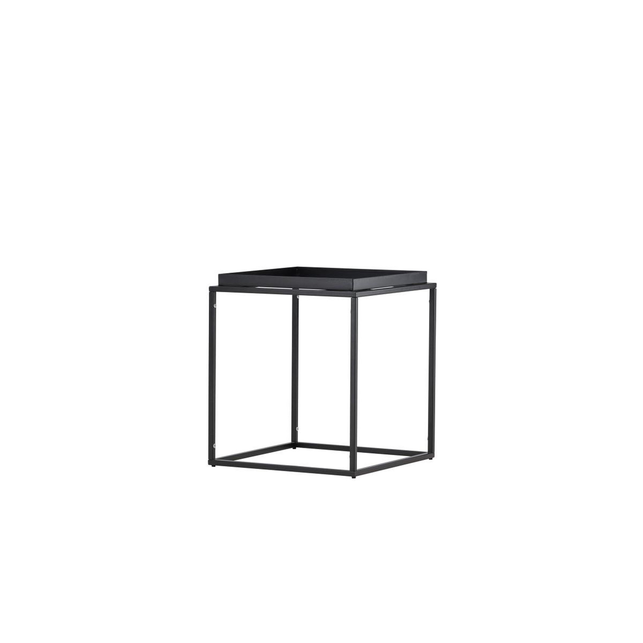 Voir la diapositive 2 : Paris Prix Table d'appoint en métal  porto alegre  51cm noir