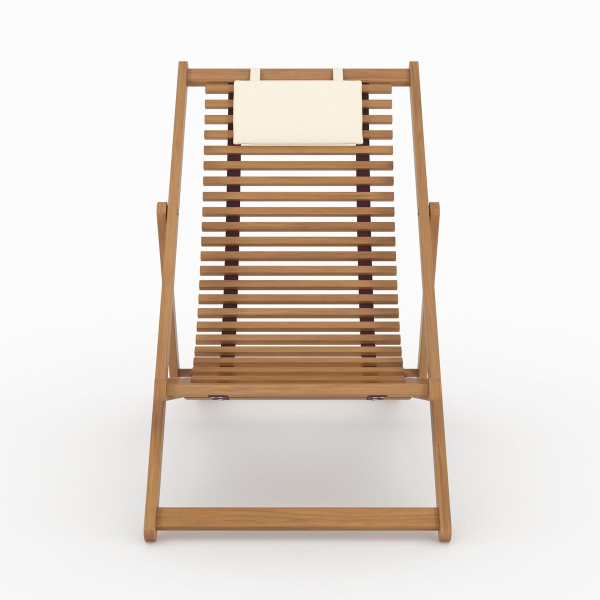Rendez vous déco Chilienne de jardin en bois d'acacia et tissu écru-Nacpan