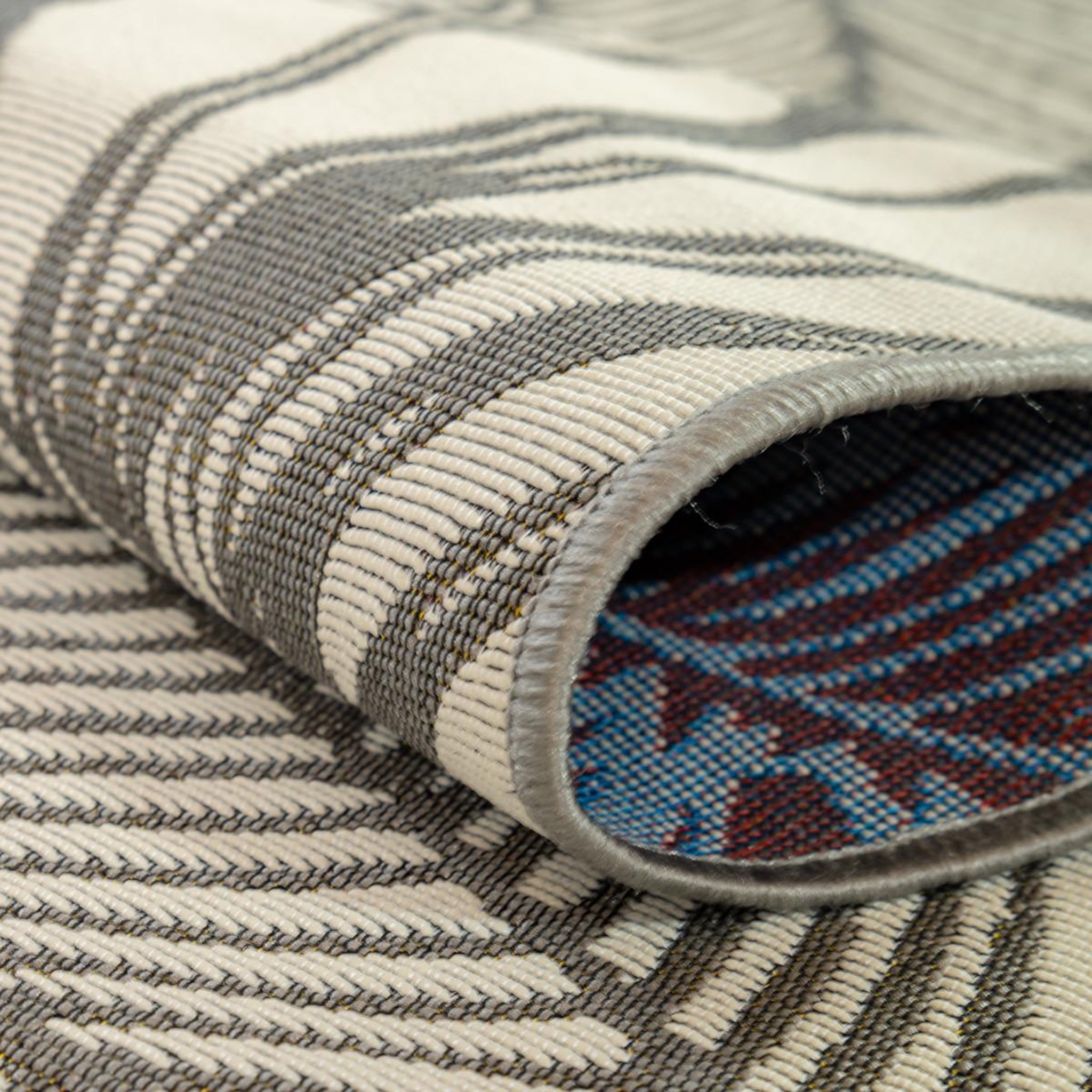Voir la diapositive 3 : FUTURE HOME Tapis déco intérieur et extérieur palmiers