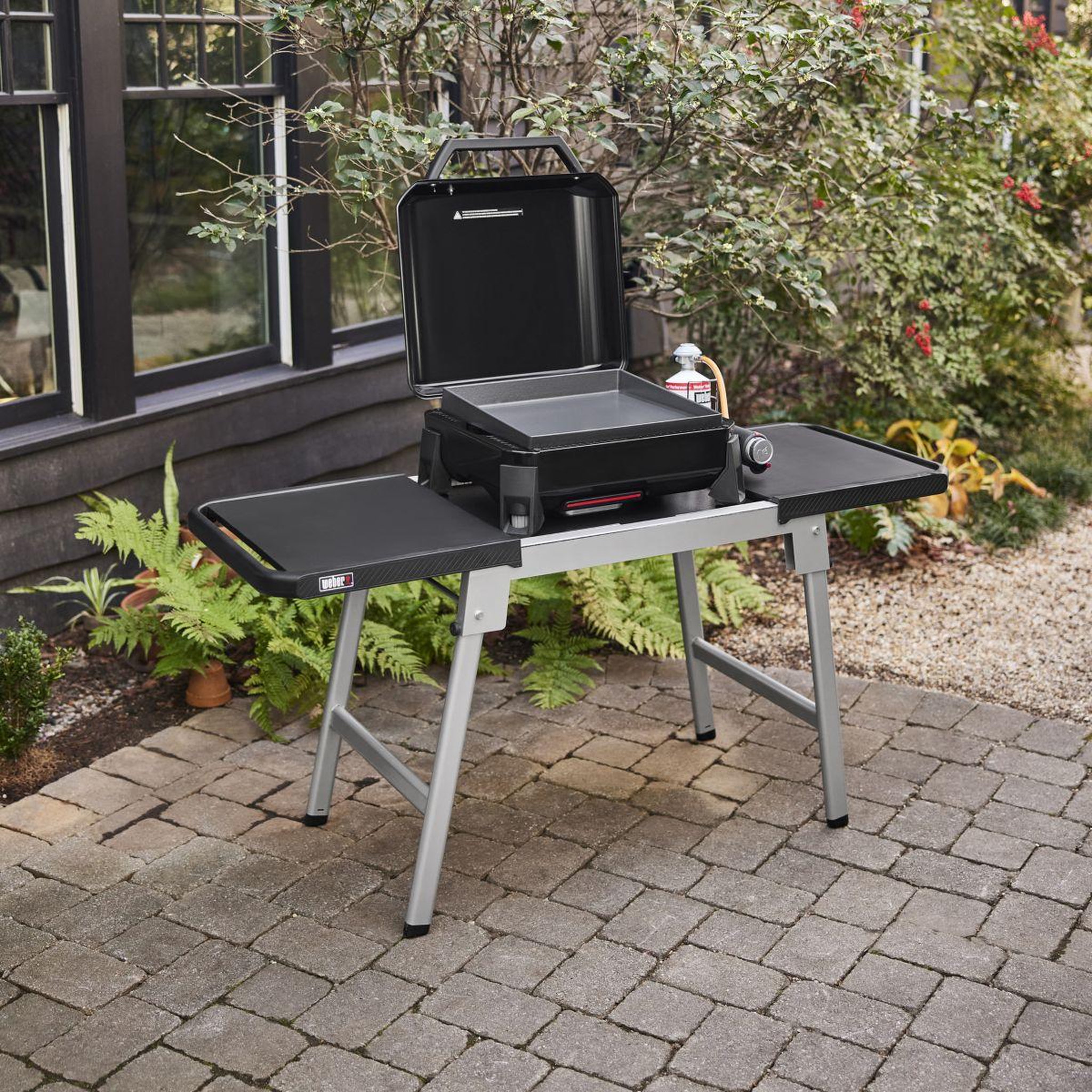 Voir la diapositive 5 : Weber Plancha gaz slate gp à poser 43x41 cm