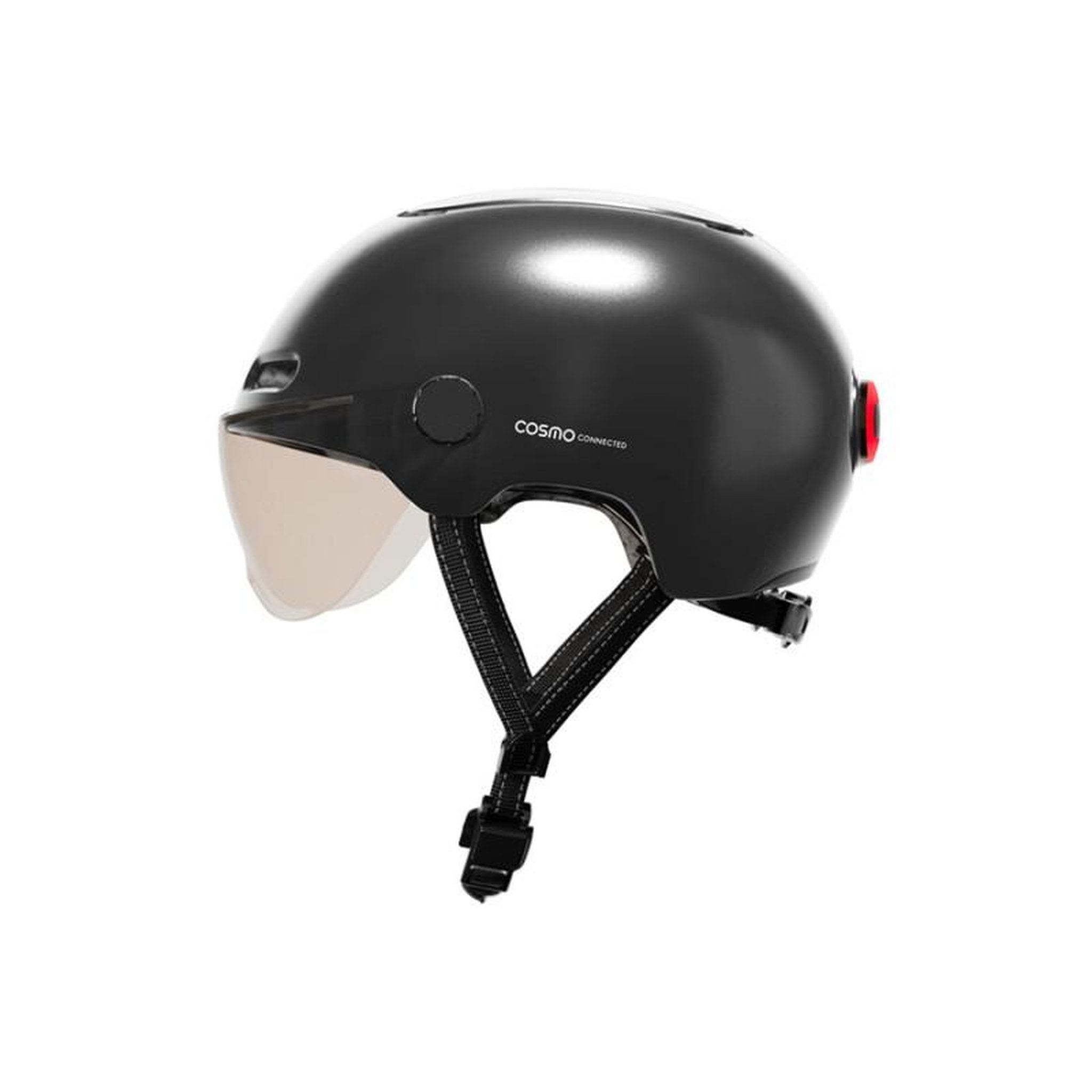 COSMO CONNECTED Casque vélo Cosmo Connected Fusion+ Anthracite Brillant Metallise