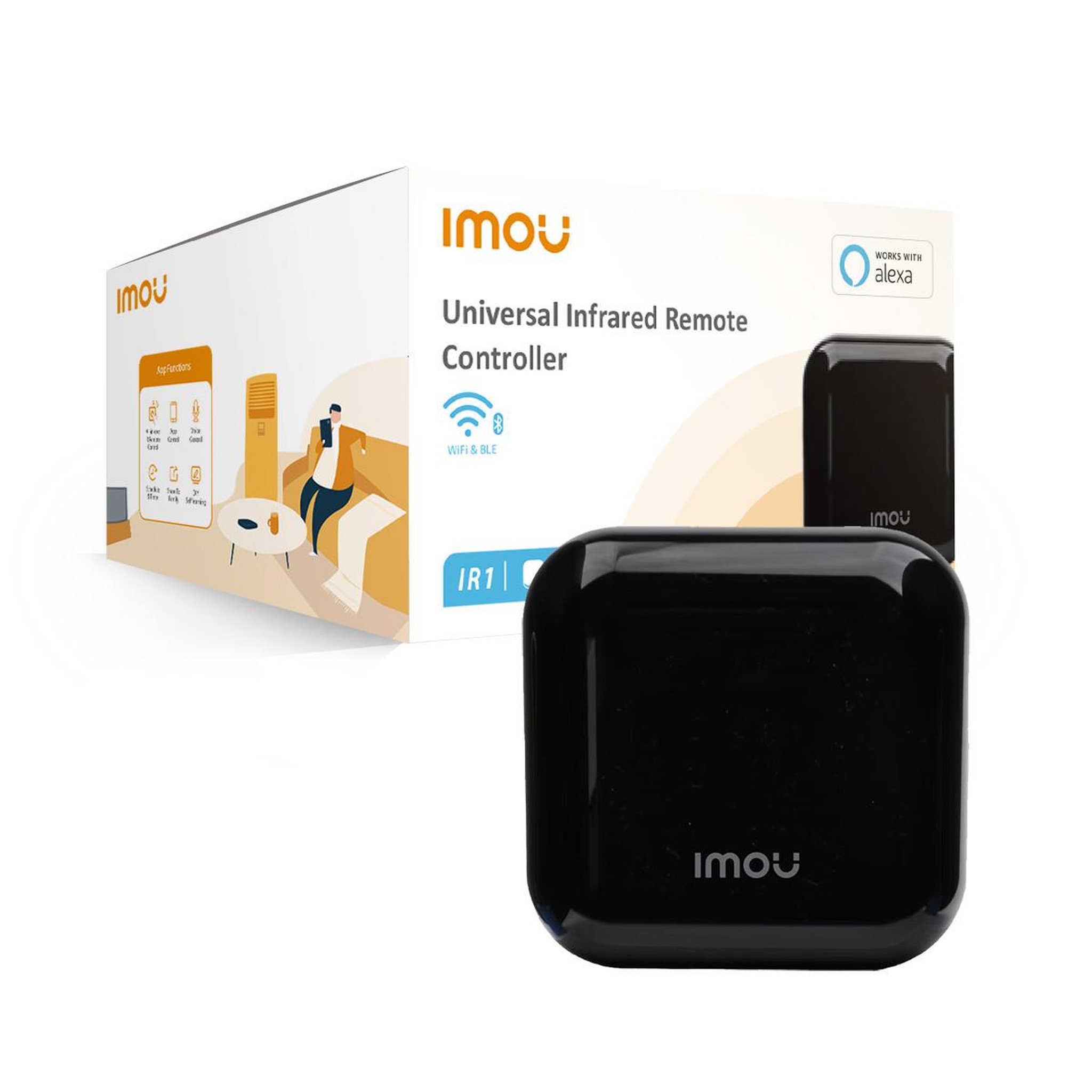 Voir la diapositive 1 : IMOU Imou IR1 télécommande IR/WiFi/Bluetooth Universel Voix
