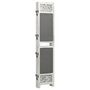 Voir la diapositive 3 : VIDAXL Cloison de separation 6 panneaux Gris 210x165 cm Tissu