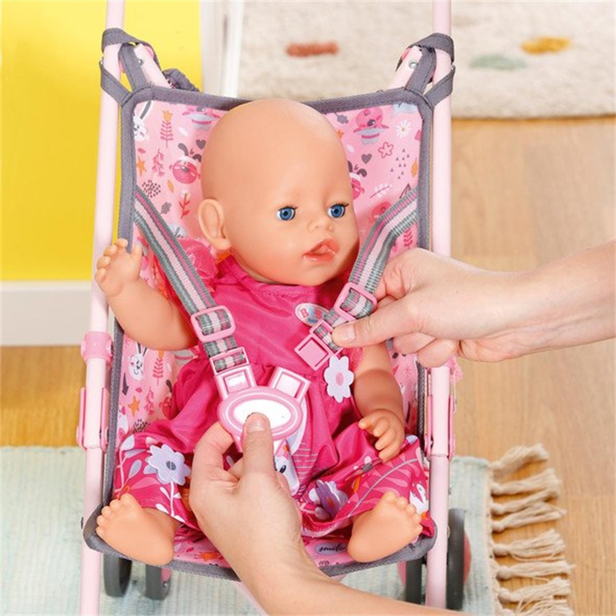 Voir la diapositive 4 : Zapf Creation Baby born Poussette avec sac