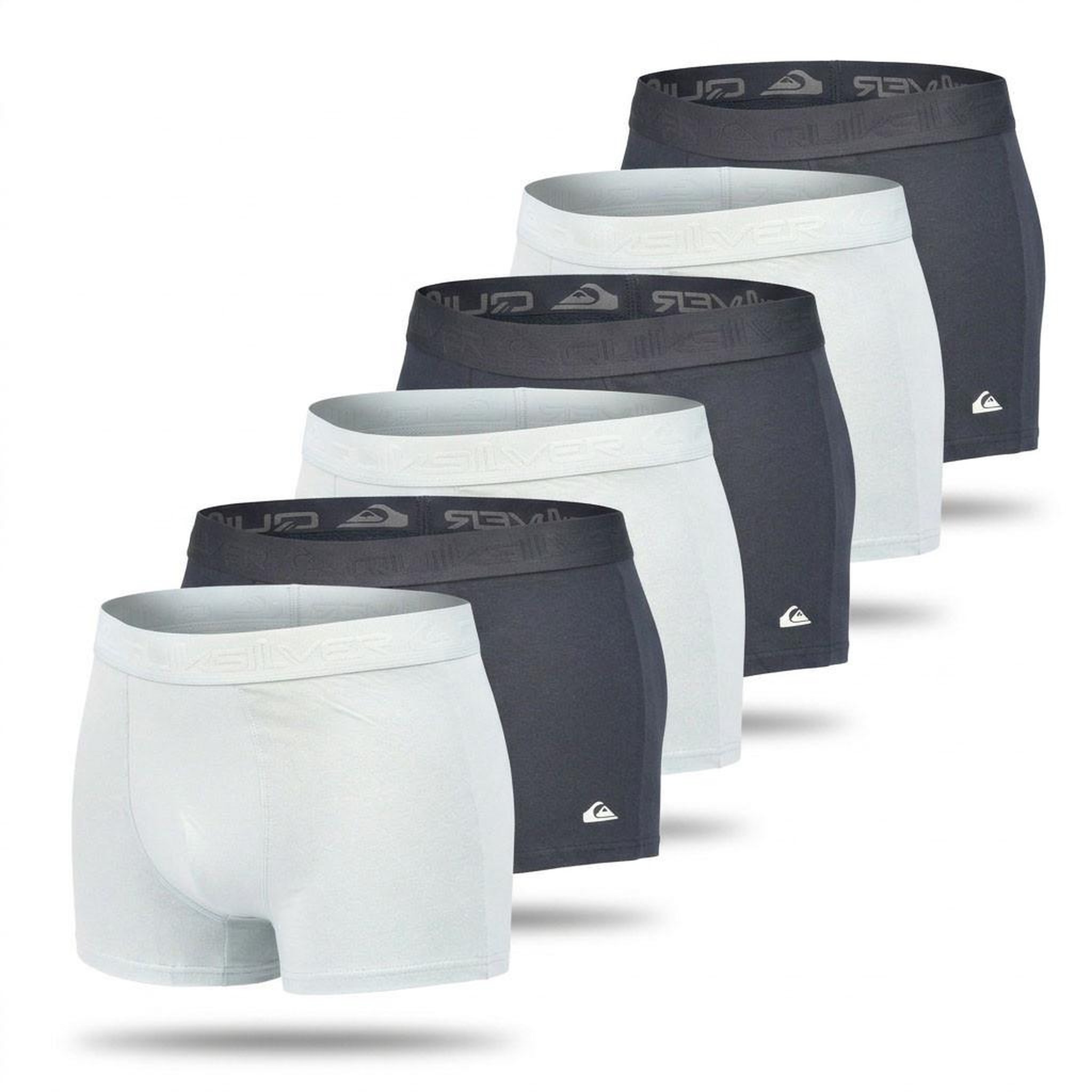 Voir la diapositive 1 : QUIKSILVER Quiksilver Pack de 6 Boxers Homme Coton Stretch Logo