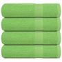 Voir la diapositive 1 : VIDAXL Serviettes de douche 4 pcs vert pomme 70x140 cm 100% coton