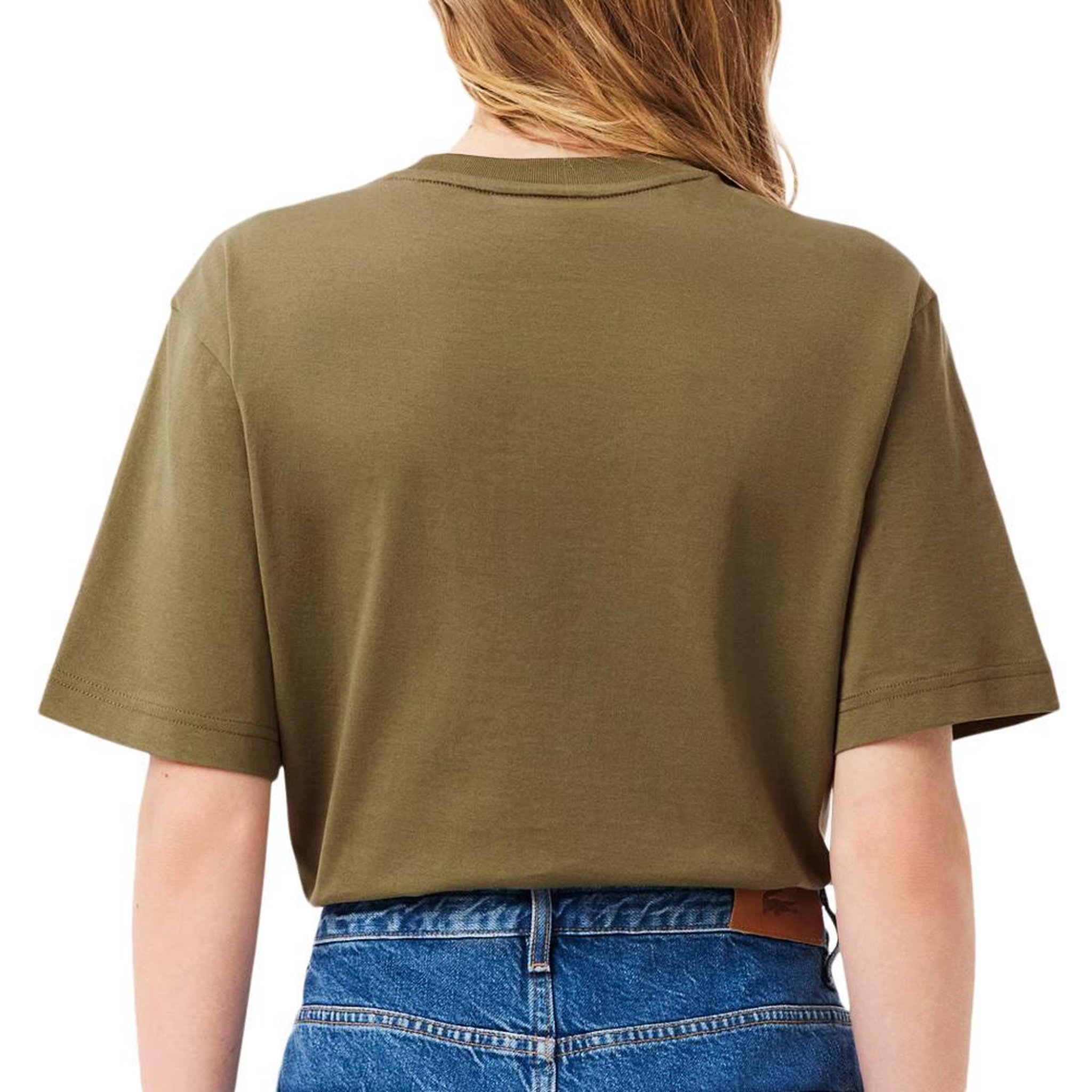 Voir la diapositive 2 : Lacoste T-shirt Kaki Femme Lacoste TF7215