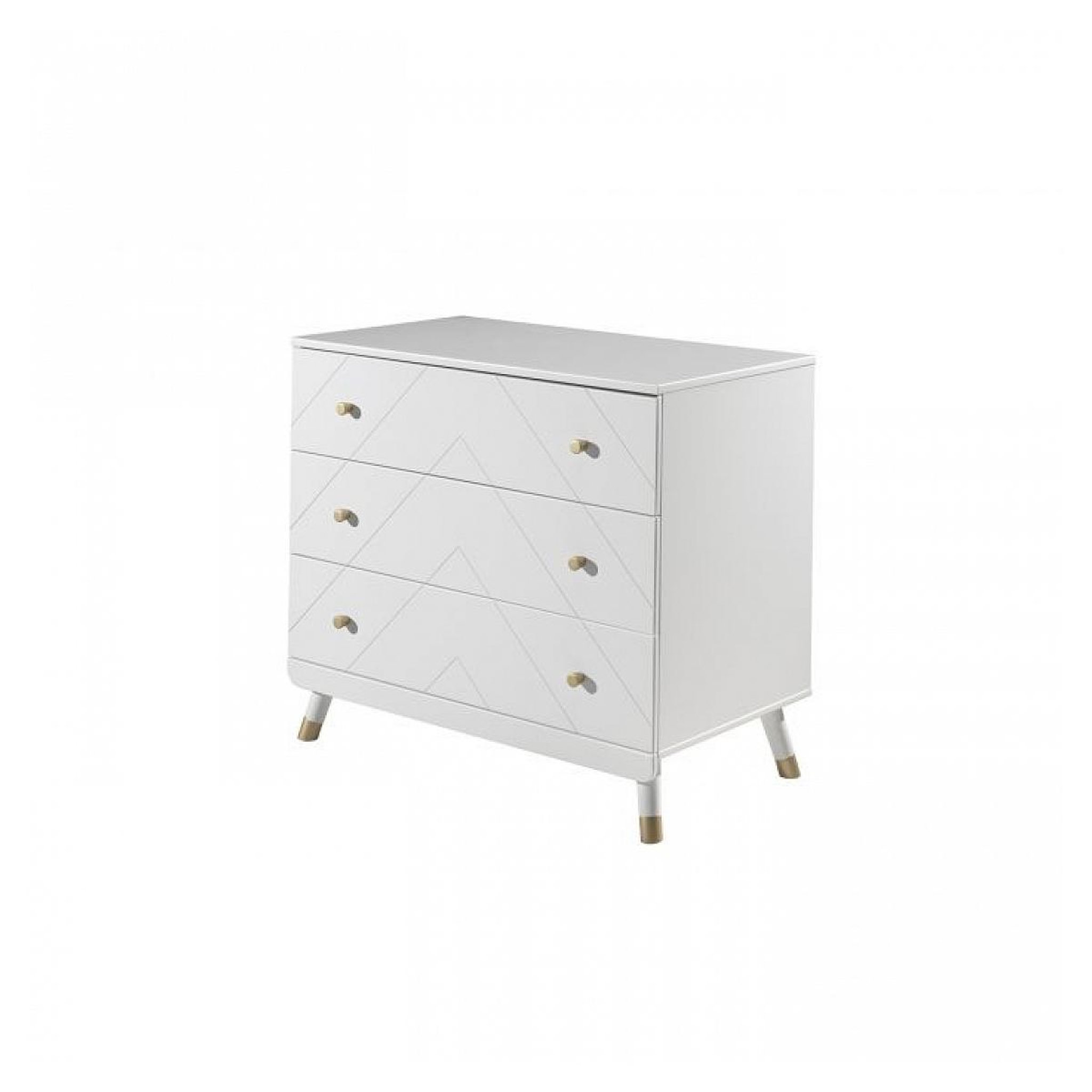 Voir la diapositive 4 : Vipack Ensemble de meubles Billy - Lit, Bureau, Chevet et Commode