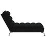 Voir la diapositive 5 : VIDAXL Chaise longue avec coussins noir tissu