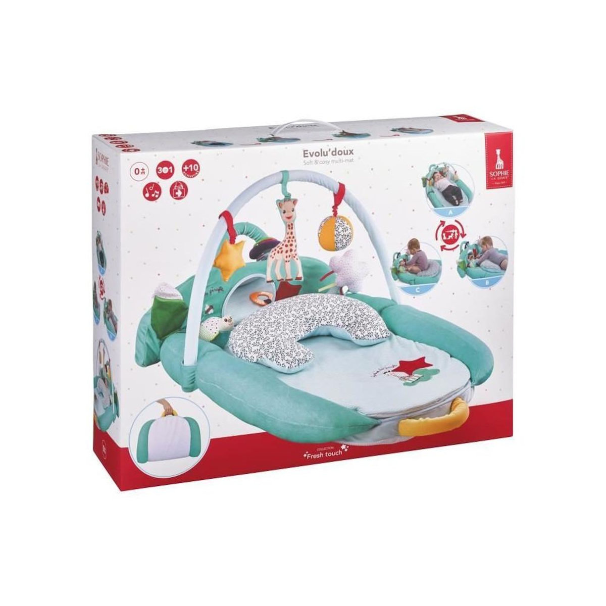 VULLI SOPHIE LA GIRAFE Evolu'Doux Tapis Eveil