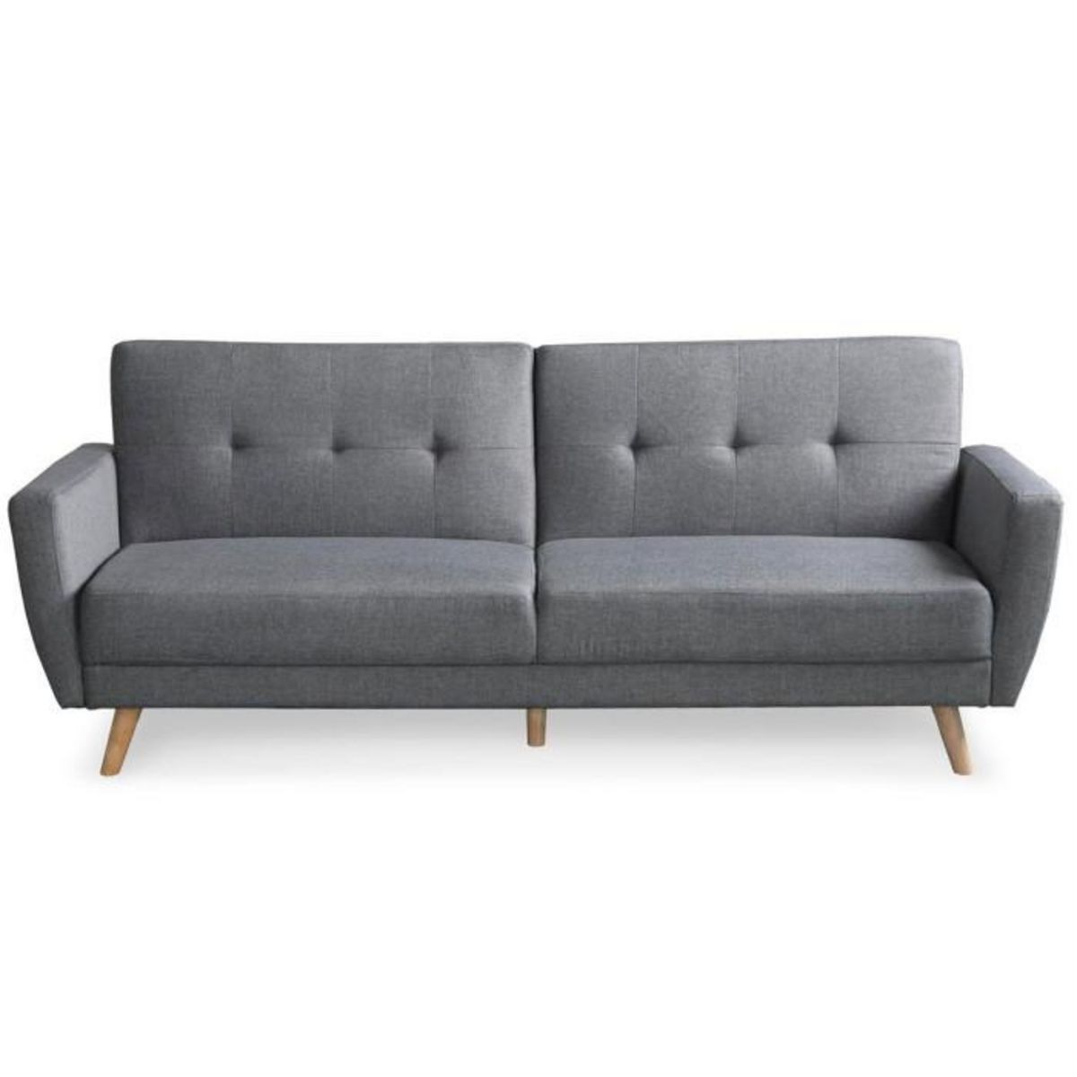 Paris Prix Canapé Scandinave Convertible  Garry  220cm Gris