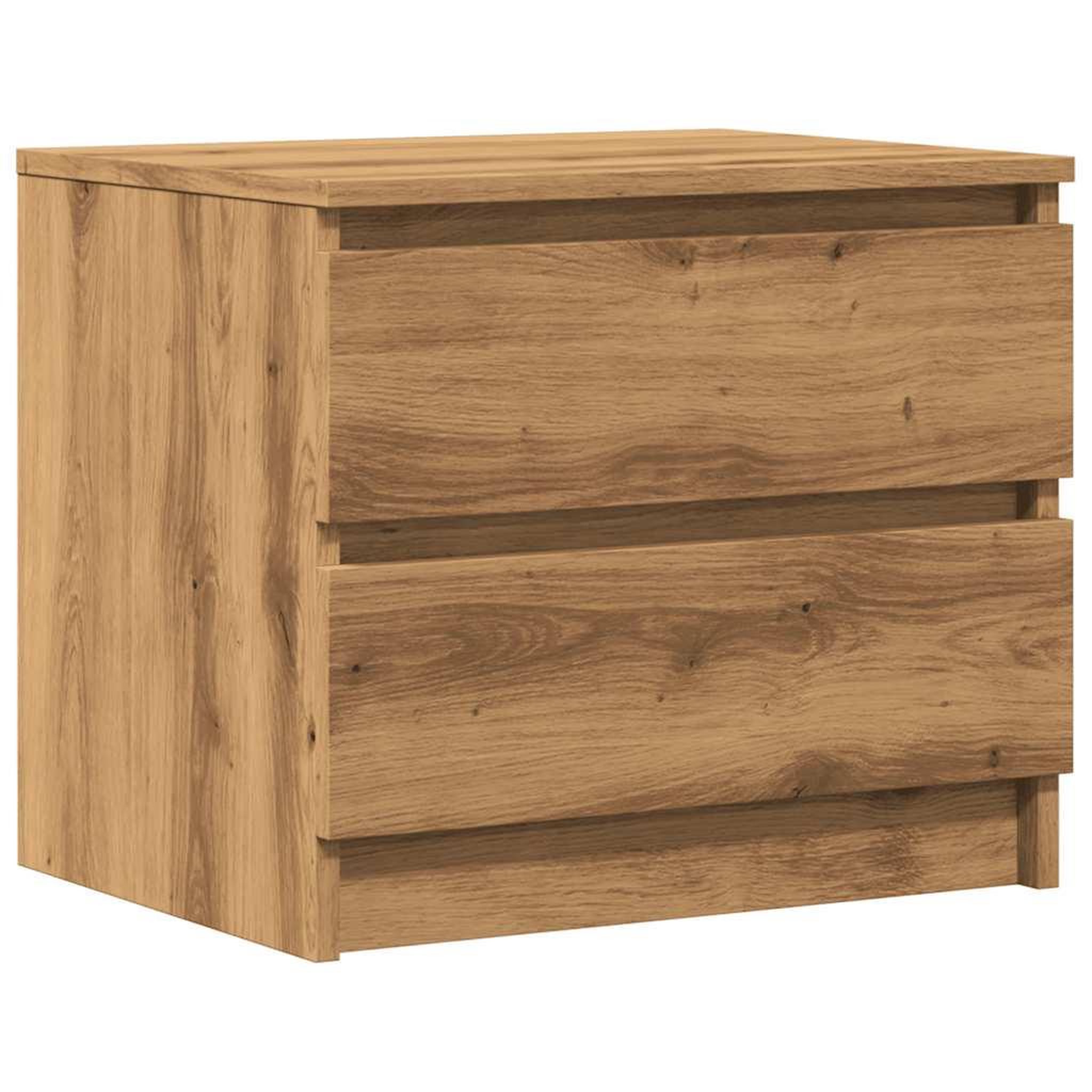Voir la diapositive 2 : VIDAXL Table de chevet chene artisanal 50x40x43.5 cm bois d'ingenierie