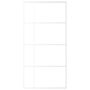 Voir la diapositive 3 : VIDAXL Porte coulissante Verre ESG depoli aluminium 102,5x205 cm Blanc