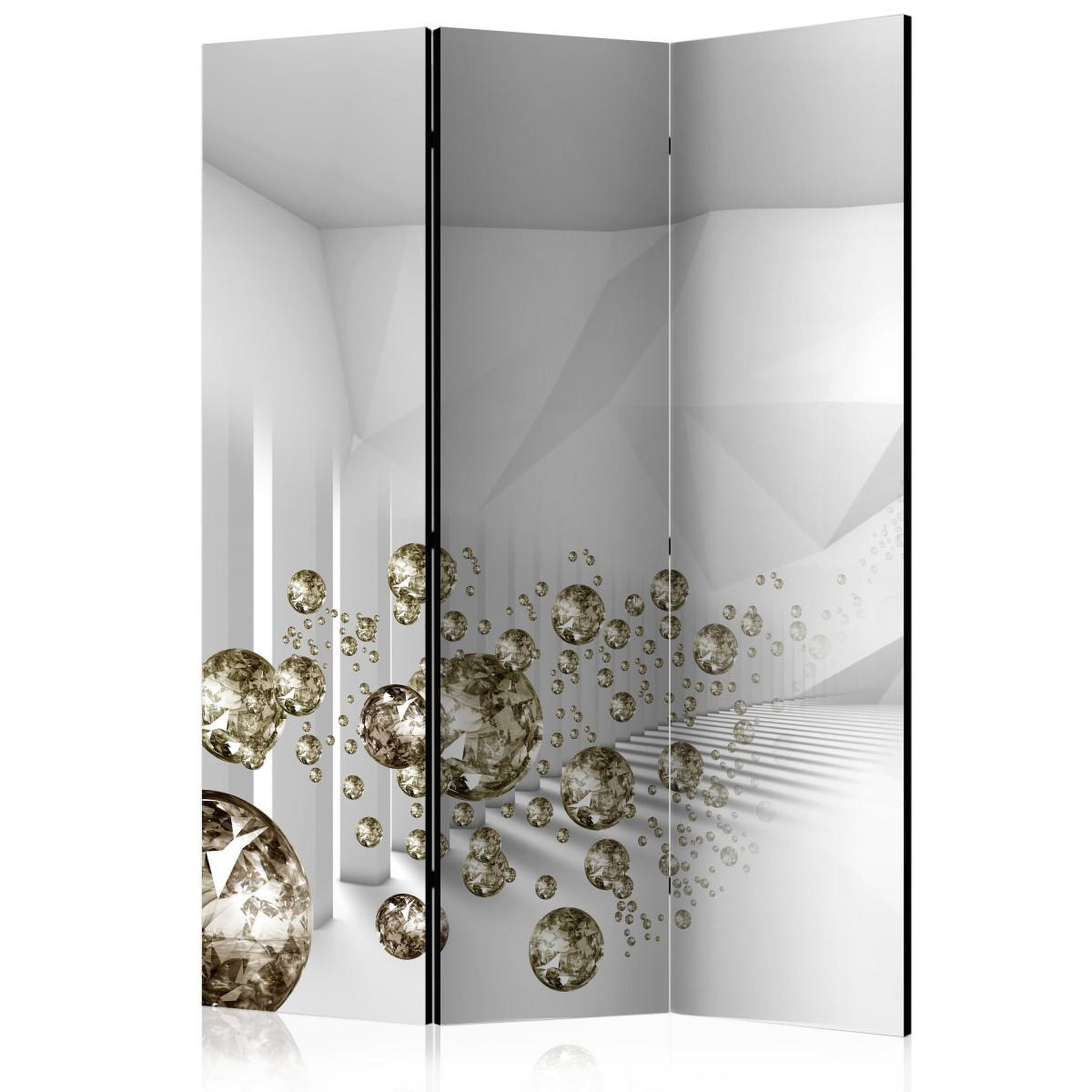 Paris Prix Paravent 3 volets  corridor of diamonds  135x172cm
