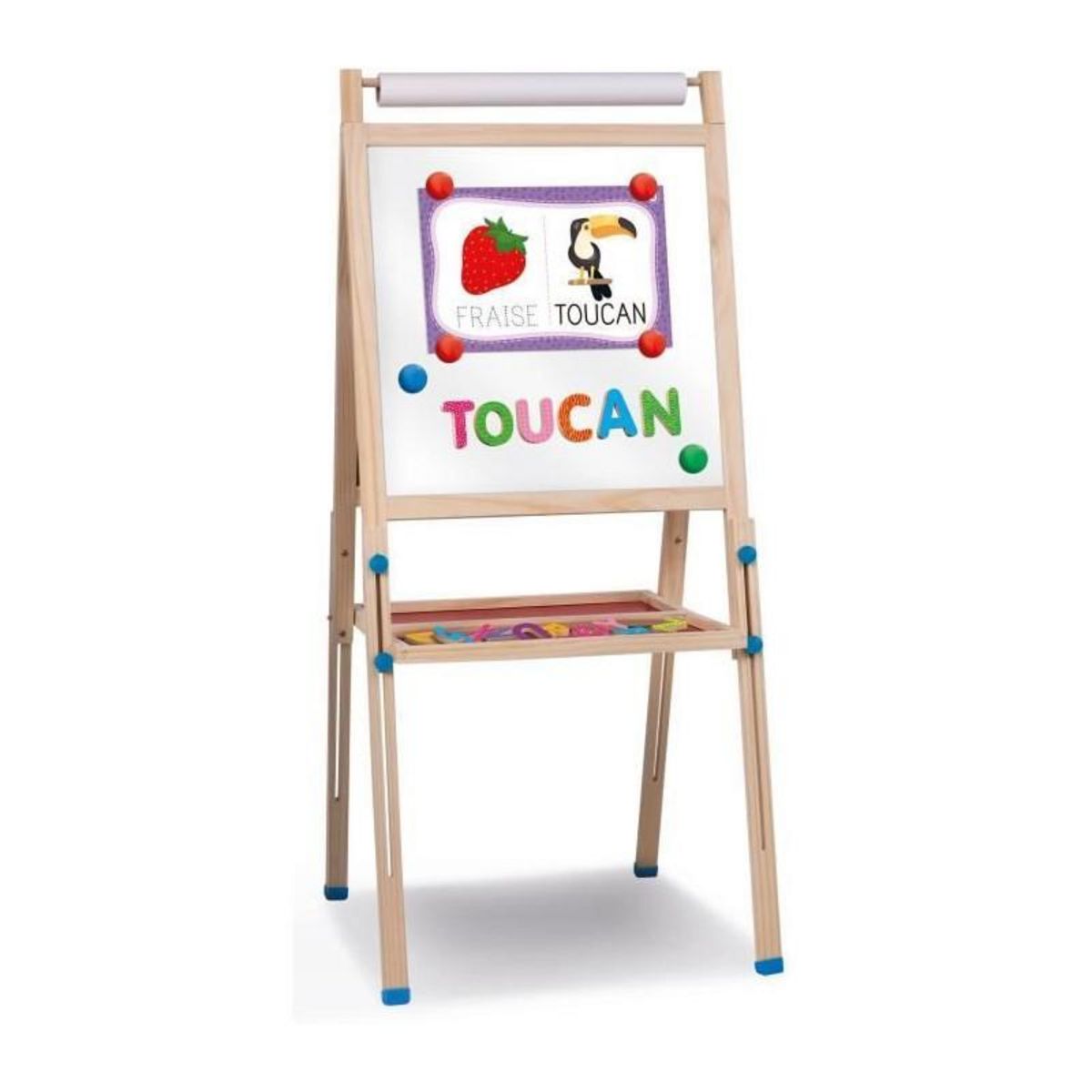 LISCIANI GIOCHI Maxi tableau réglable pour enfants - LISCIANI - Idéal pour apprendre a lire et écrire